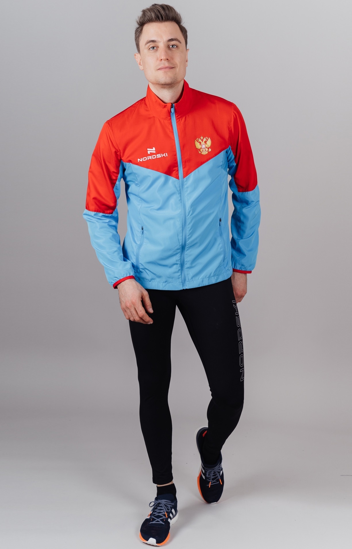 Nordski Sport Elite костюм для бега мужской blue-black