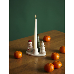 Подсвечник новогодний enchanted forest из коллекции new year essential, 14 см