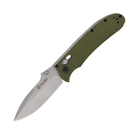 Нож Ganzo G704, зеленый, оранжевый, синий, черный
