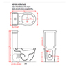 ArtCeram Hermitage HEV006 01 00 Унитаз моноблок, цвет: белый