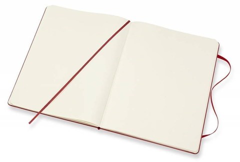 Блокнот Moleskine Classic XLarge, цвет красный, без разлиновки