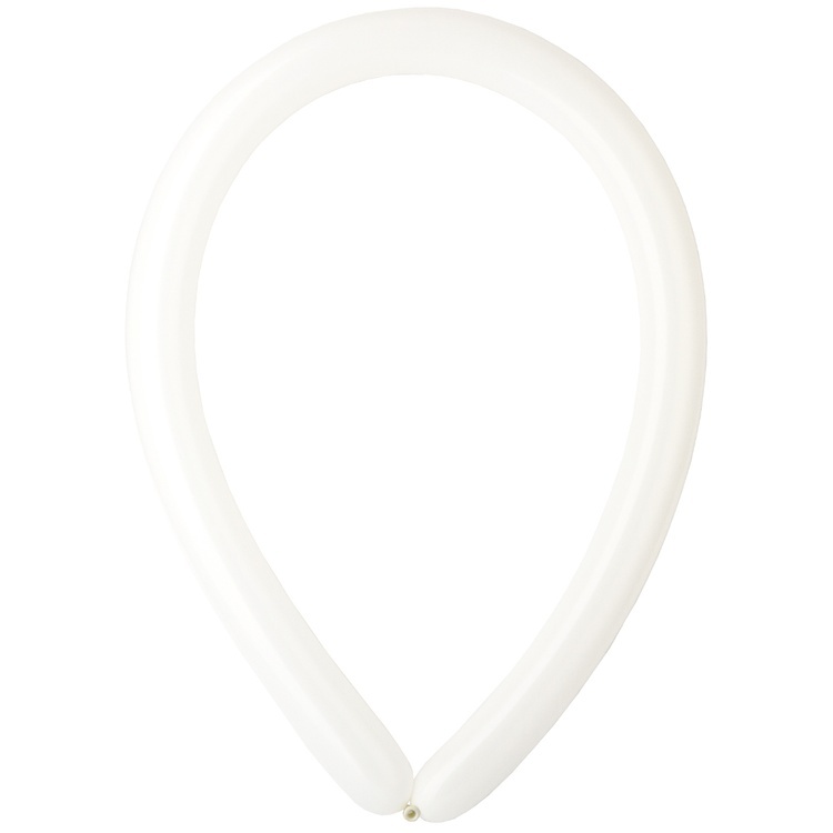 Шар И ШДМ 260/ 5*150 см, Пастель, Белый (White 01), 100 шт.