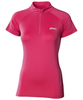 Футболка для бега женская Asics Ss 1/2 Zip розовая - 1