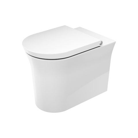 Duravit White Tulip 2001090000 Унитаз напольный 370х580х420 мм, безободковый, слив в стену, цвет: белый
