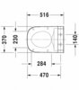 Duravit SensoWash Starck 610300000000000 Сиденье для унитаза с душем, ширина, мм-370, глубина, мм-515, высота, мм-35, тип шарниров-SoftClose, декор-без декора, цвет-белый