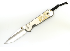 Фото Нож складной Chris Reeve Large Sebenza 21, сталь CPM S35VN, рукоять титан с рисунком Inside Time
