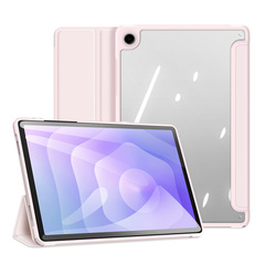 Чехол книжка розового цвета для планшета Samsung Galaxy Tab A9 Plus и Tab 11 Plus, серия Toby Series от Dux Ducis