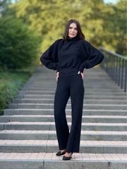 брюки в черном цвете