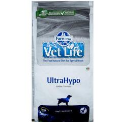 (ДЕФЕКТ ПАКЕТА) Сухой Корм для собак Farmina Vet Life UltraHypo при аллергии 12 кг