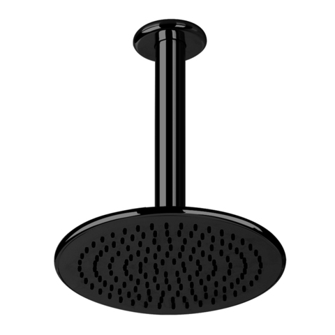 Gessi Goccia 33762#299 Верхний душ с кронштейном, черный