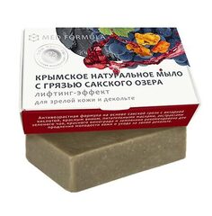 Мыло с грязью Сакского озера Med Formula «Лифтинг-эффект» ТМ Мануфактура Дом Природы