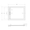 Cezares TRAY-AS-AH-100/80-30-W Душевой поддон, цвет: белый