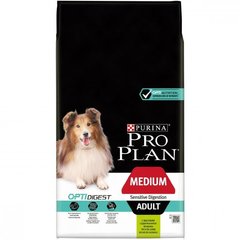 Pro Plan Medium Adult Sensitive Digestion сухой корм для собак средних пород с чувствительным пищеварением, ягненок 18 кг