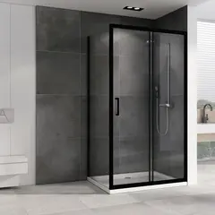 Abber Schwarzer Diamant AG30100B-S85B Душевой уголок, цвет: чёрный фото