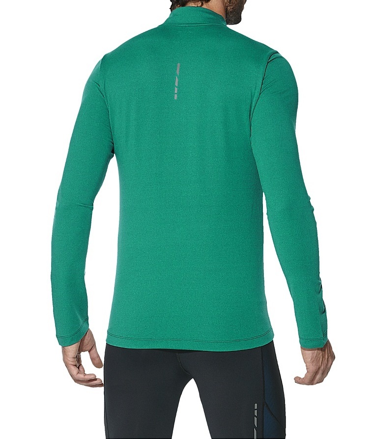 ASICS LS 1/2 ZIP JERSEY мужская рубашка для бега - 2