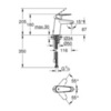 GROHE Eurodisc Cosmopolitan 3317820E Смеситель для раковины