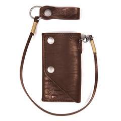 Old Wallet Cuir + Lacet / Темно-коричневый