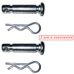 Болт срезной d8*35 со шплинтом снегоуборщика Champion ST662E, ST662BS (2 шт) в интернет-магазине ЯрТехника