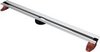 Berges Super Slim 091152 Желоб водосток 600, хром глянец, S-сифон D50 H60 боковой