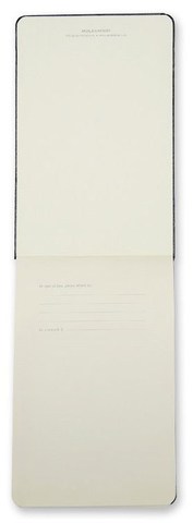 Блокнот Moleskine Reporter, цвет черный, без разлиновки