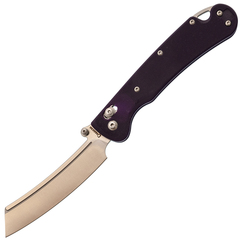 Фото Складной нож Daggerr Begemot Slim, сталь VG-10, рукоять G10, фиолетовый