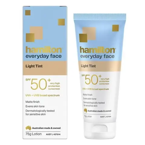 Everyday Face Tint Coverage SPF 50+ Ежедневный солнцезащитный увлажняющий крем для лица SPF 50+ с тоном