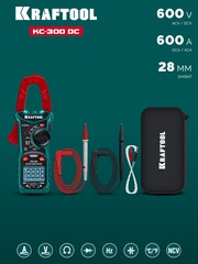 KRAFTOOL KC-300DC Цифровые токовые клещи (59830)