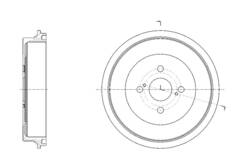 Барабан тормозной G-brake  GD-06802