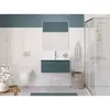 BelBagno UNO-800-1C-SO-AO База под раковину подвесная с фрезерованными ручками по всей длине фасада с одним выкатн. ящ., Голубой Матовый, 800x455x350