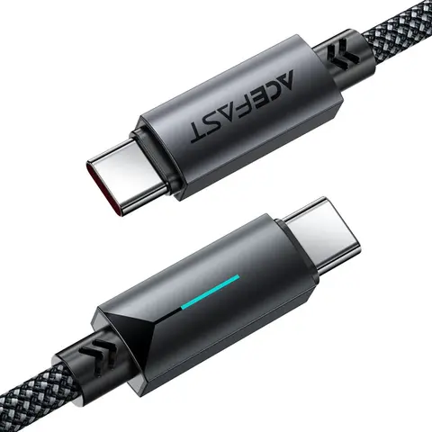 Кабель ACEFAST C19-03 Charging Data 60W Cable USB-C to USB-C, 1,2м, черный