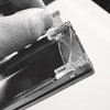 Berges C1 Brise 090033 Желоб водосток 800, матовый хром, S-сифон D50/105 H50 вертикальный
