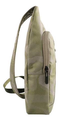 Рюкзак слинг Piquadro Brief2, зелёный камуфляж, нейлон (CA4536BR2/CAMOREFVE)