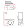 ArtCeram Hermitage HEV006 01 00 Унитаз моноблок, цвет: белый