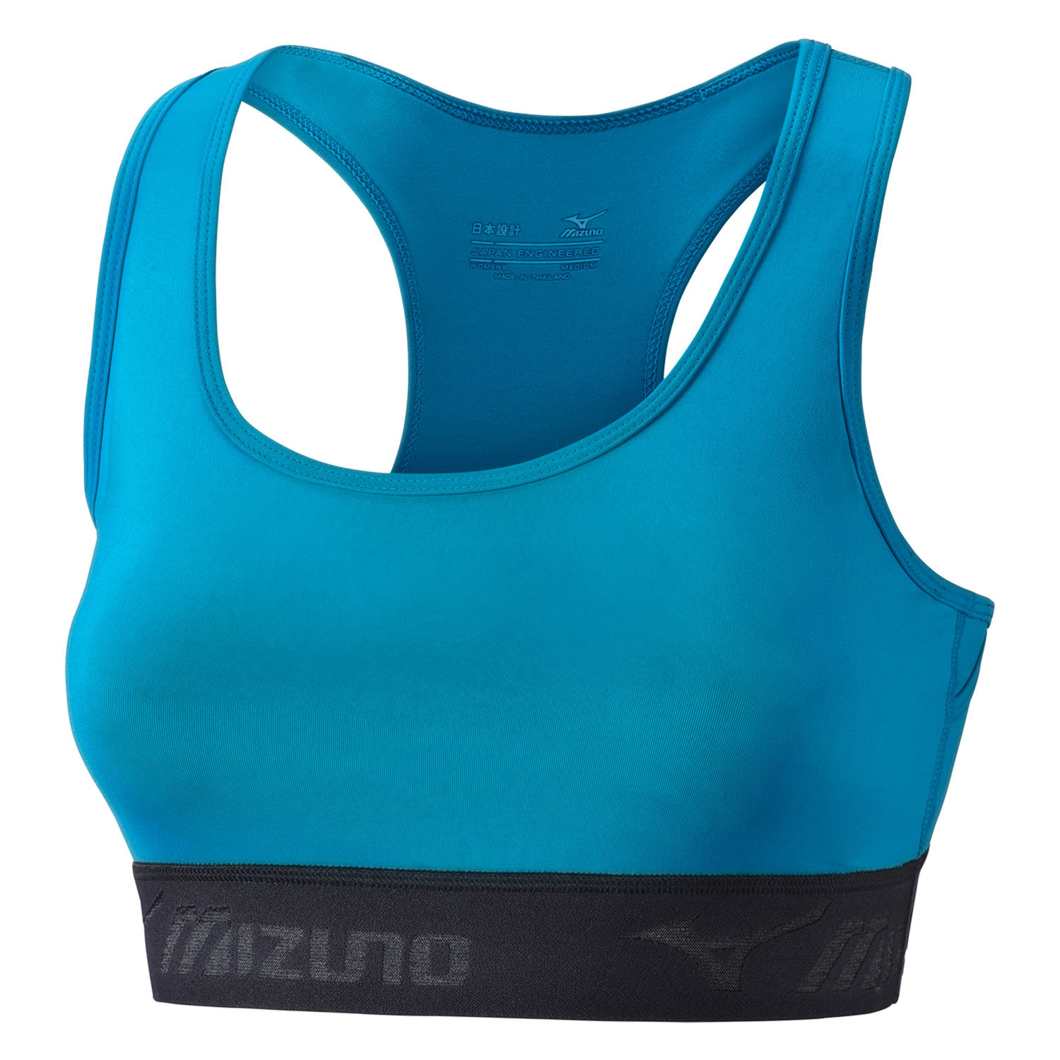 Mizuno Alpha Bra топ для бега женский синий