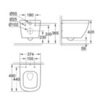 GROHE Euro 3920600H Чаша унитаза подвесного