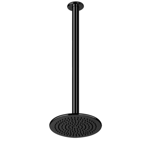 Gessi Goccia 33764#299 Верхний душ с кронштейном, черный
