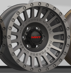 Диск колёсный кованый MAT offroad VB1908 R17 8,0 ET0 Gun Grey