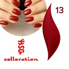 BSG Colloration, №13 Приглушенный красный с мельчайшим шимером BSG Colloration, №13 Приглушенный красный с мельчайшим шимером