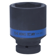 KING TONY (843554M) Головка торцевая ударная глубокая шестигранная 1", 54 мм