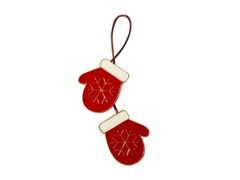 Елочная игрушка Варежки