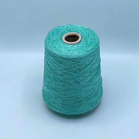 G&G Filati, Lino, 370м, 100%Лен+пайетка, Разбеленно-зеленый, 40055