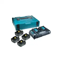 Аккумулятор BL1860B 4 шт и ЗУ DC18RC в кейсе MakPac Makita 198094-8
