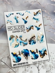 Слайдер-дизайн Nail Design  combi-207 (золото)