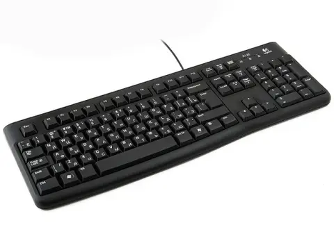 Клавиатура Logitech K120 (USB, waterproof, low profile) OEM