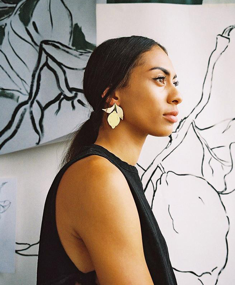 Серьги Lemon Earrings Yellow