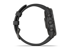 Смарт часы Garmin Fenix 7 Sapphire Solar Black DLC Ti Black Band