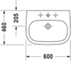Duravit D-Code 23106000302 Раковина