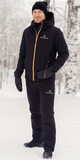 Утеплённый прогулочный лыжный лыжный костюм Nordski Pulse Black мужской