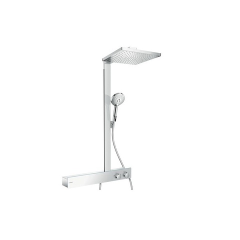 Hansgrohe Raindance E 27364000 Душевая система внешнего монтажа с термостатом 106,6 см с верхней лейкой 30х30 см