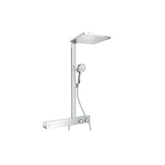 Hansgrohe Raindance E 27364000 Душевая система внешнего монтажа с термостатом 106,6 см с верхней лейкой 30х30 см фото